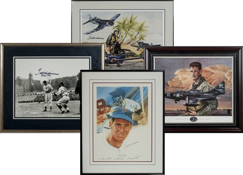 Ted Williams Signed Lithograph Collection (4 Different)